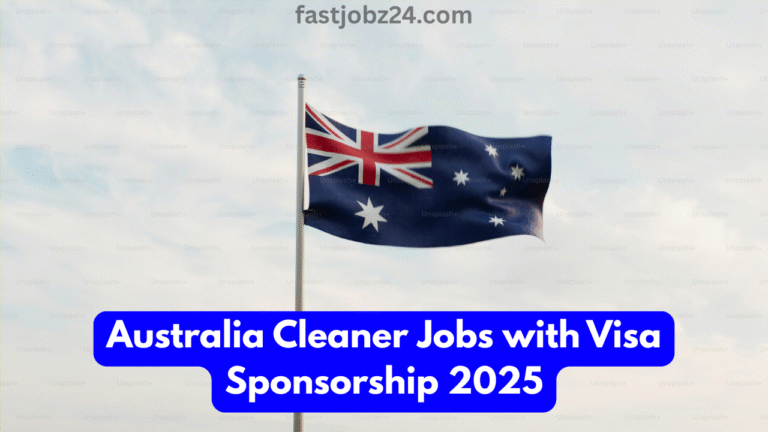 Australia Cleaner Jobs with Visa Sponsorship 2025